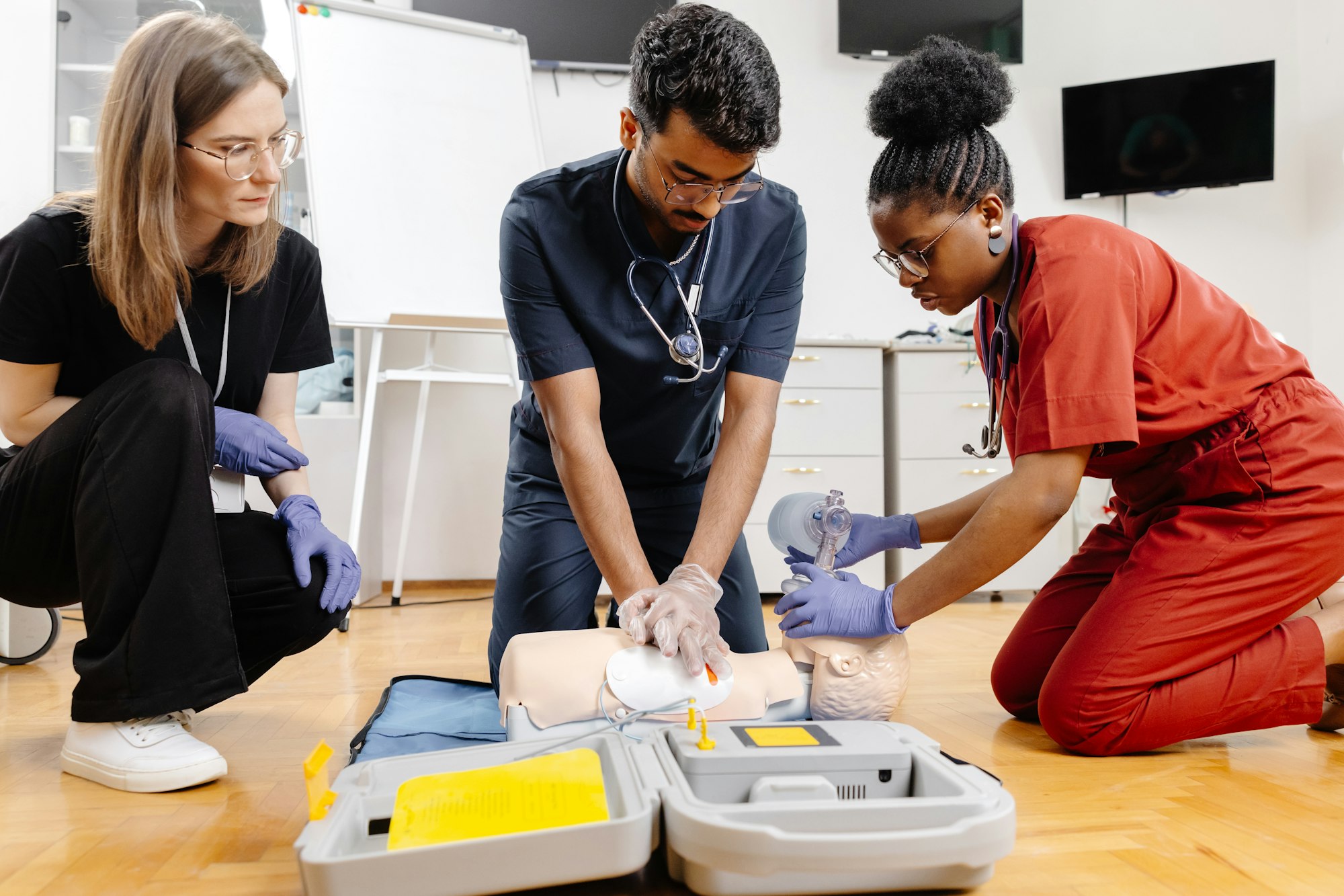 CPR Training Class In Progress